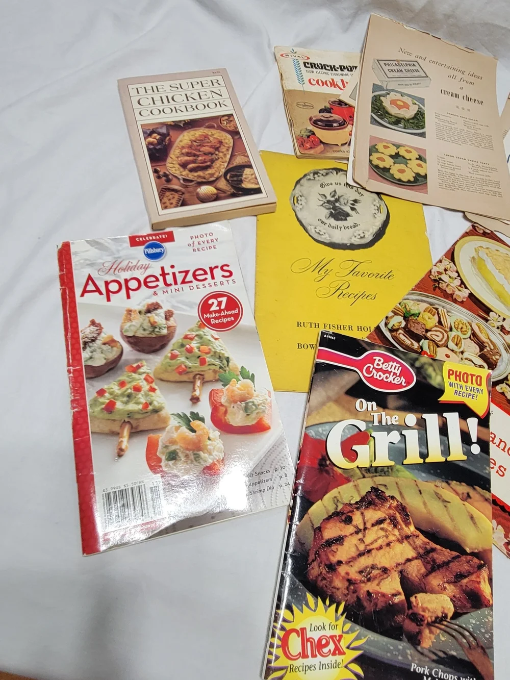 Betty Crocker Pillsbury Philadelphia Vintage Recipe Booklets Cards Lot